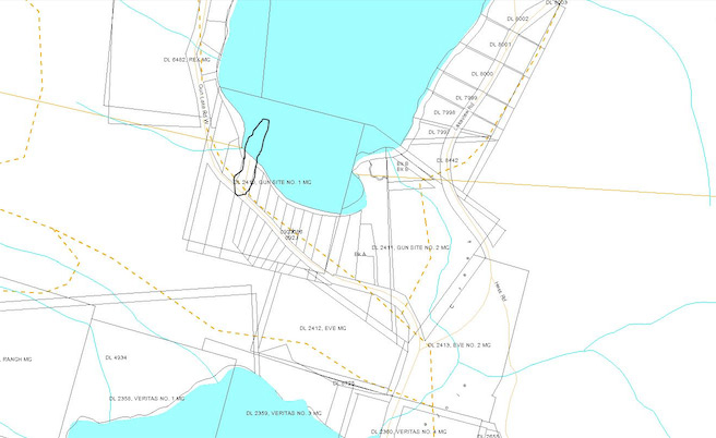 Location of the Gun Lake Boat Launch